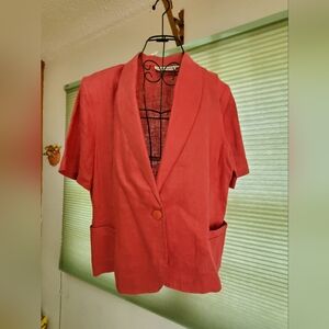 Women's short sleeve blazer, size 16
